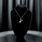 Crystal Large Scissors Pendant Necklace - Reed House of Jewels