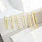 Gold Tone 6 pc Stackable Bracelet Set - Reed House of Jewels