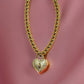 Heart Pendant Ball Necklace - Reed House of Jewels