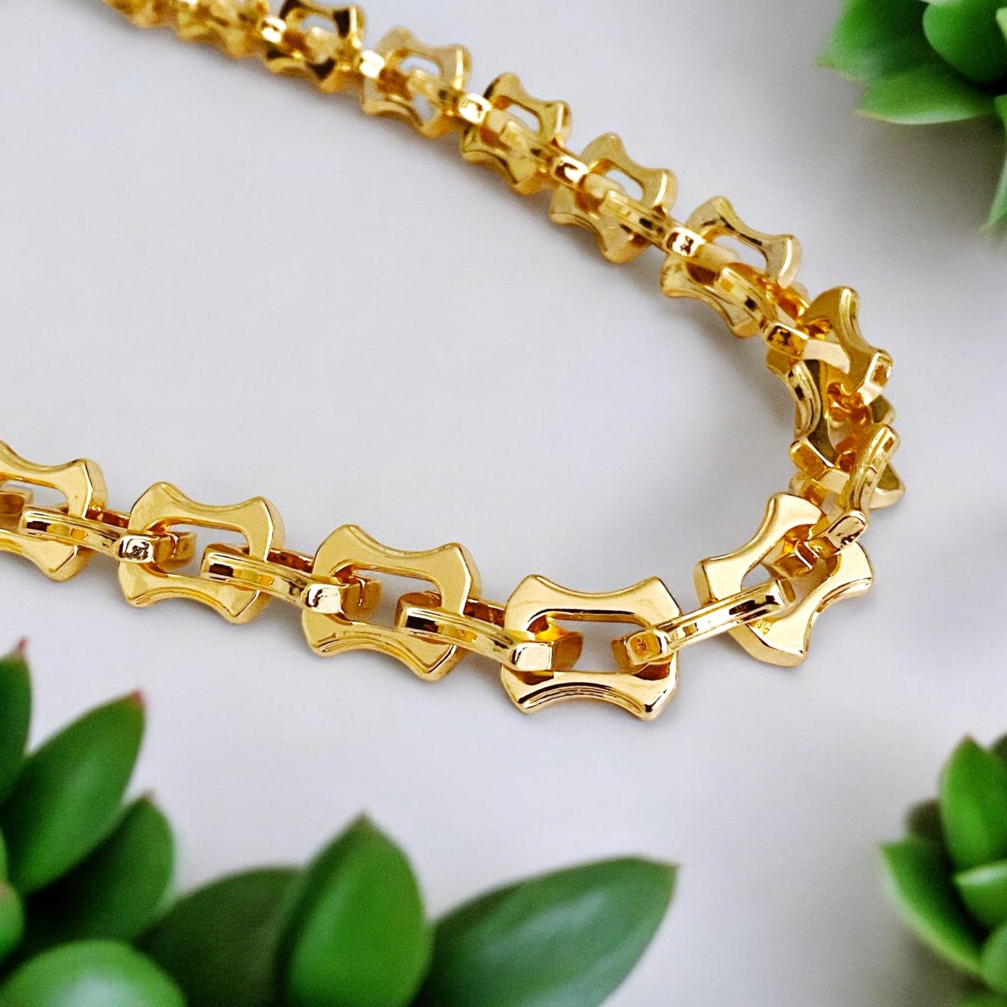 Bold Link Choker Necklace - Reed House of Jewels