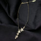 Gold and Crystal Shooting Stars Necklace - Reed House of Jewels