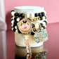 Black and White Beaded 5 pc Bracelet Stack - Reed House of Jewels