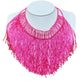 Magenta Beaded Choker Necklace - Reed House of Jewels