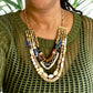 Multi Layer Natural Stone and Bead Necklace - Reed House of Jewels