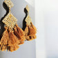 Brown Tassel Earrings - Reed House of Jewels