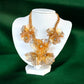 Filigree Crystal Floral Statement Necklace - Reed House of Jewels