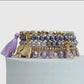 Light Purple Elephant Horseshoe Charm Bracelet Stack - Reed House of Jewels