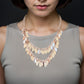 Rose Gold Leaves Layer Necklace - Reed House of Jewels