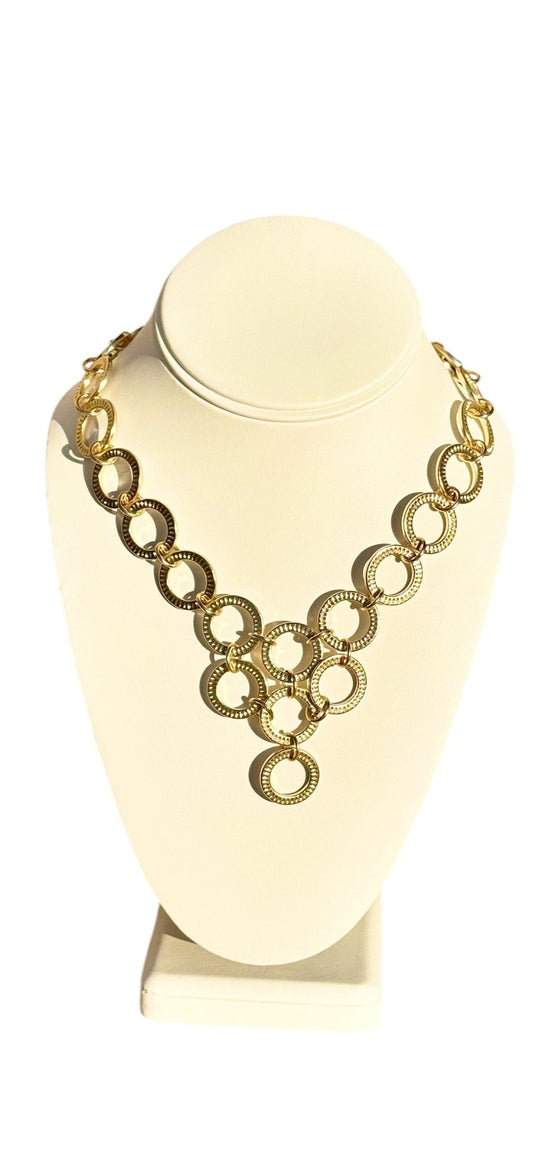 Hammered Circles Necklace - Reed House of Jewels