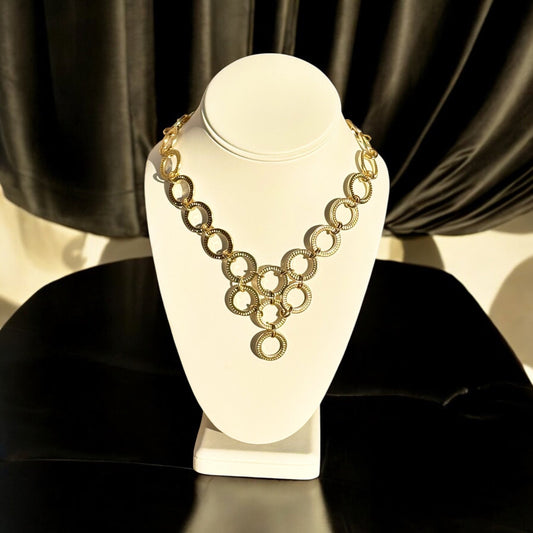 Hammered Circles Necklace - Reed House of Jewels