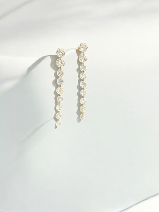 Crystal Drop Earrings - Reed House of Jewels