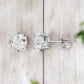 Square Cubic Zirconia Cushion Stud Sterling Silver Earrings - Reed House of Jewels