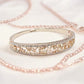 Rose Gold - Tone Crystal Filigree Bracelet - Reed House of Jewels