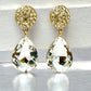 Classic Pave Crystal Drop Earrings - Reed House of Jewels