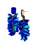 Blue and Purple Cascade Drop Earrings - Reed House of Jewels