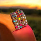 Multi - Color Bead and Charm Stretch Bracelet Stack - Reed House of Jewels