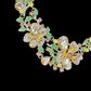 Golden Floral Necklace - Reed House of Jewels