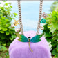 Green Dragonfly Crystal Necklace - Reed House of Jewels