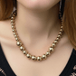 Large Gold Bead Statement Short Collar Necklace - Reed House of Jewels