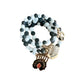 5 pcs Matte Black and White Black Girl Magic Bracelets Stack - Reed House of Jewels