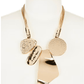 Gold Metal Statement Collar Necklace - Reed House of Jewels