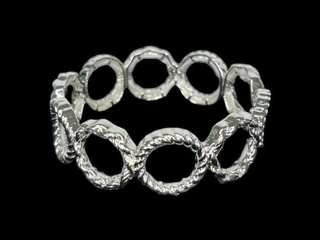 Silver Stretch Rope Bracelet - Reed House of Jewels