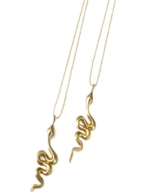 Snake Charm Necklace