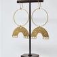 Awesome Arch Brass Earrings