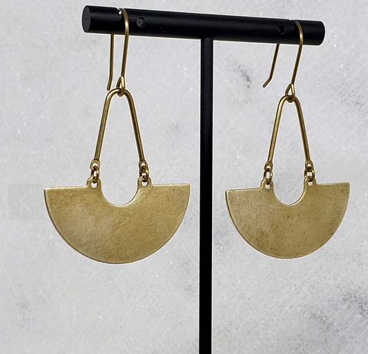 Modern Crescent Earrings