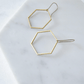 Mini Hex Earrings