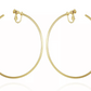 Open Hoop Clip-On Earrings