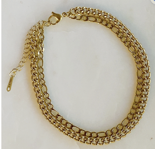 Double Chain Anklet