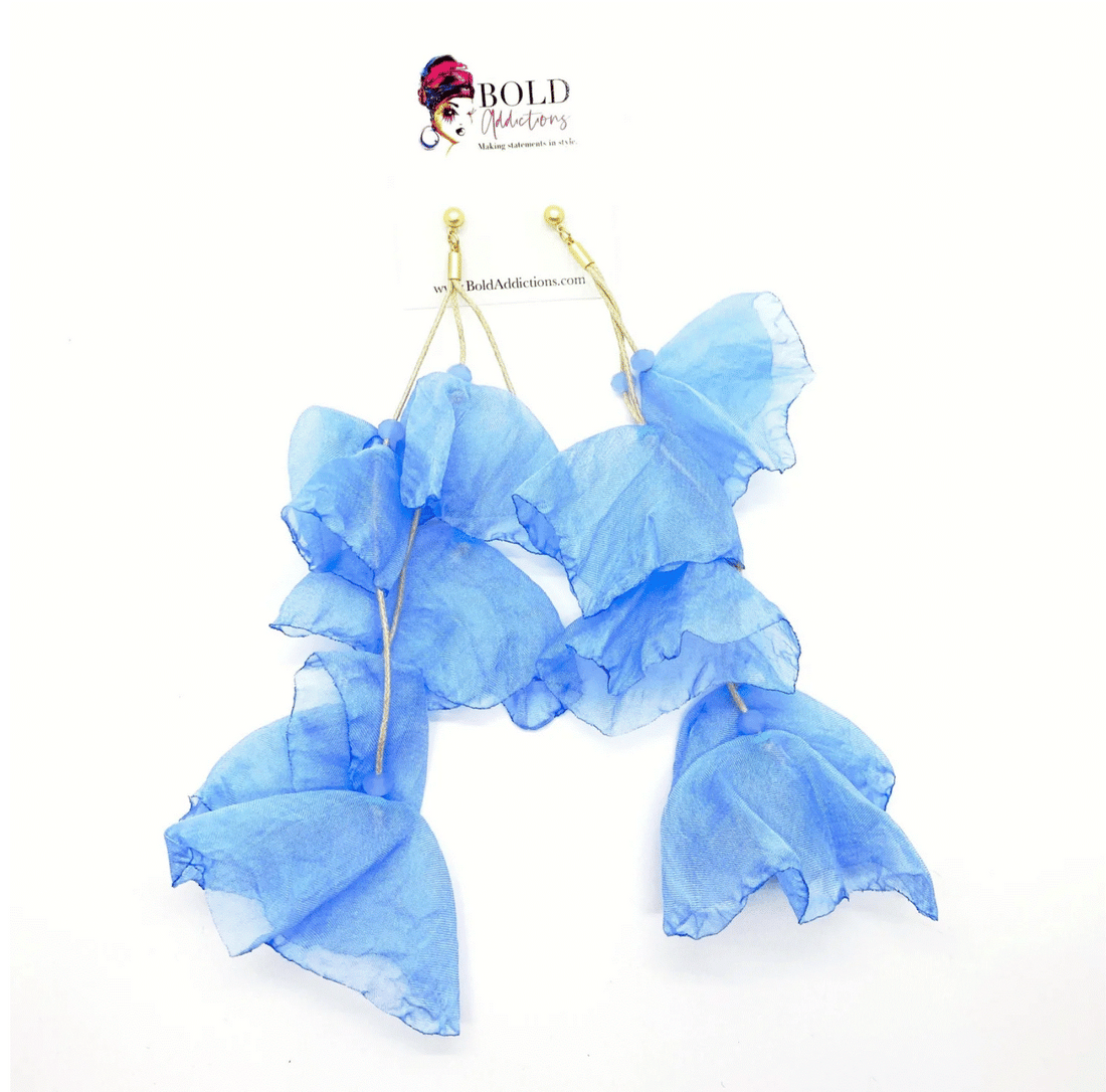 LALA Drop Earrings - Light Blue