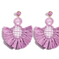 Jahmelia Dangle Earrings-Purple