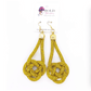 Ari Drop Earrings-Yellow