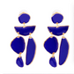 Mandy Drop Earrings- Navy