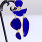 Mandy Drop Earrings- Navy