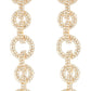 Chain Reaction Pavé Crystal Drop Earrings - Reed House of Jewels