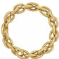 Gold Tone Chain Oval Link Bracelet - Reed House of Jewels