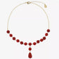 Red 17 Inch Cable Y Lariat Necklace - Reed House of Jewels