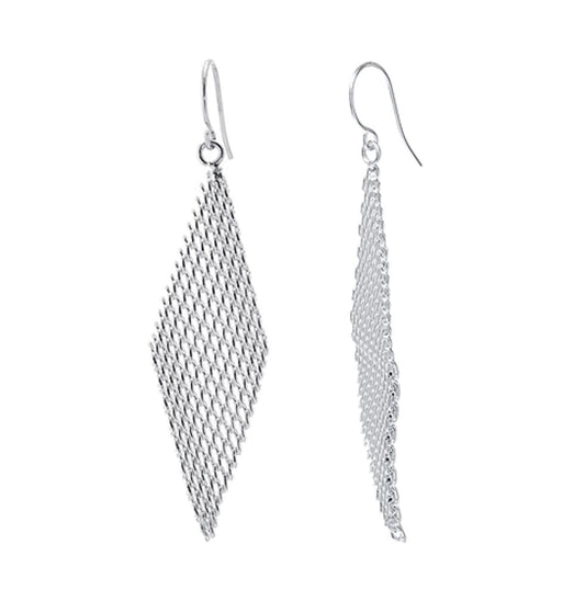 Diamond Shaped Drop Earrings - Reed House of Jewels