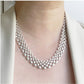 Silver Bismark Mesh Chain Necklace - Reed House of Jewels