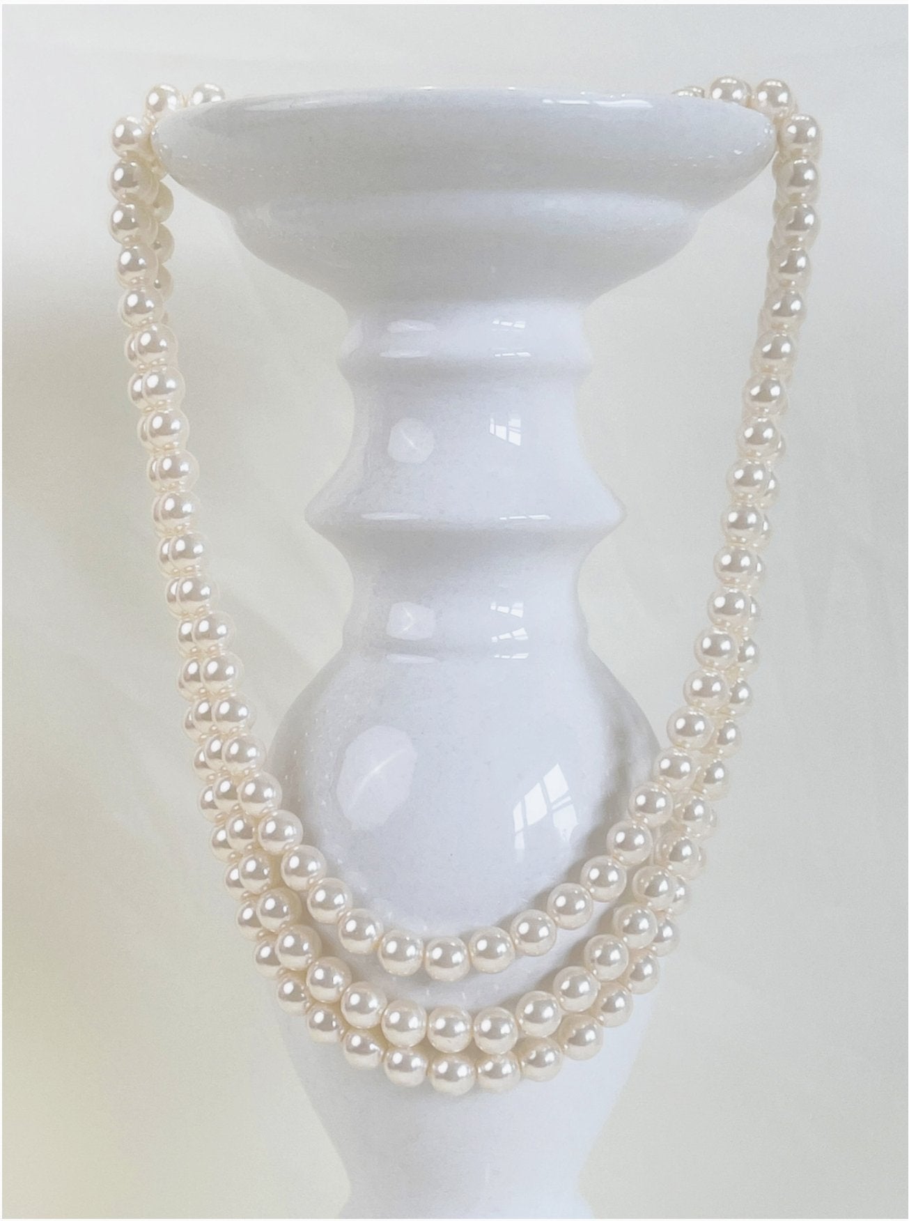 Three Strand Blush Pink Pearl Necklace - Reed House of Jewels