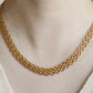 Paisley Gold Bismark Mesh Chain Necklace - Reed House of Jewels