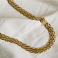 Paisley Gold Bismark Mesh Chain Necklace - Reed House of Jewels