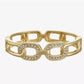 Link Gold Tone Bangle Bracelet - Reed House of Jewels