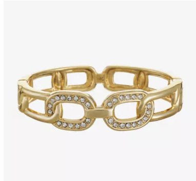 Link Gold Tone Bangle Bracelet - Reed House of Jewels