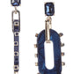 Dark Blue Resin Drop Statement Earring - Reed House of Jewels