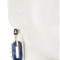 Dark Blue Resin Drop Statement Earring - Reed House of Jewels