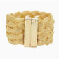 Gold Tone Braided Mesh Detail Bracelet - Reed House of Jewels